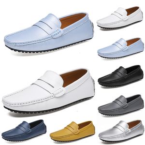 Toptan Markalar Olmayan Erkekler Koşu Ayakkabıları Siyah Beyaz Gri Donanma Mavi Şeritler Mens Moda Eğitmen Sneakers Açık Koşuları Yürüyüş 40-45