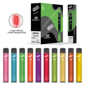 Wholesale batteries included resale online - Plus Vapordi puffs disposable electronic cigarette ml Pod strength mah battery colors European door to door tax included