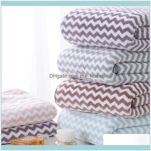 Handduk textilier Hem Gardentowel Bath Soft Absorberande Mikrofiber Fabric Strand Snabbtorkande Hushållshus Badrum Coral Veet Washcloth För Showe