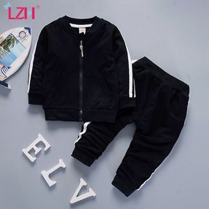 LZH Infant Abbigliamento 2021 Nuovo Autunno Inverno Casual Vestito Della Ragazza Per I Neonati Giacca Pant Abiti 2 pcs Set Vestiti Per Bambini 210309