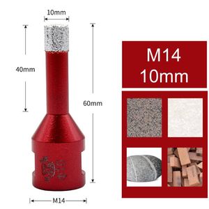 Professiona Electric Drills mm M14 Diamond Core Borr Bit Hole Saw Cut Sten Porslin Tegel Marmor Glass Keramisk Högkvalitativ