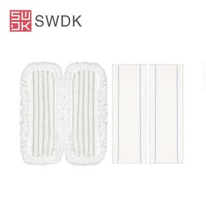 Original SWDK D260 D260 Elétrico Mop Pack Pacote Mopping Peças Sobressalentes Terry Pano * 1 Uma vez * 5 210805