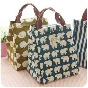 Windel Taschen Weibliche Mittagessen Lebensmittel Box Tasche Mode Isolierte Thermische Picknick Für Frauen Kinder Männer Kühler Tote Fall