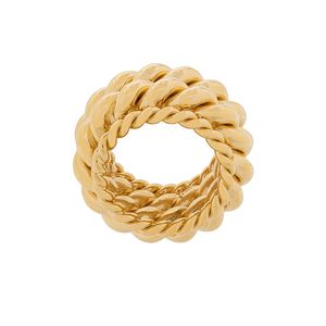 Twisted twist female European and American trend cold wind temperament simple index finger 2021 ring