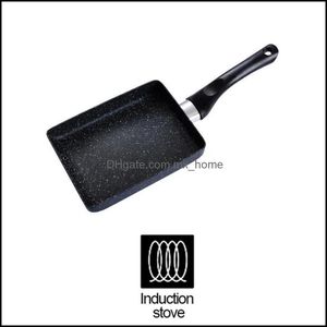 Pentole Cucina, Sala da pranzo Bar Casa GiardinoPadella per frittata giapponese Antiaderente Tamagoyaki Egg Re Small Frying R9Uf Padelle Drop Delivery 2021 1E2Et