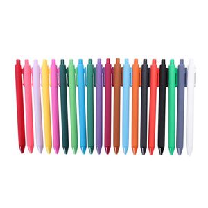 Gel Długopisy Candy-Colored Pen, 0.5mm | Candy Color Matte Soft Press Press Neutral Children Student Student School School Supplies S