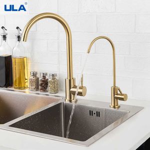 Torneira de cozinha ula com torneira para beber água purificador de água torneira de cozinha conjunto de cozinha de aço inoxidável misturador torneira mixer torneira 210724