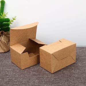 93*57*40mm Black Brown Kraft Paper Box, Gift kraft Business Card Packaging Box