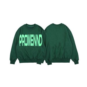 Mens Designer Fashion hoodie Green Womens hoodies pullover sweatshirt Couples unisex streetwear long sleeve size s-xl