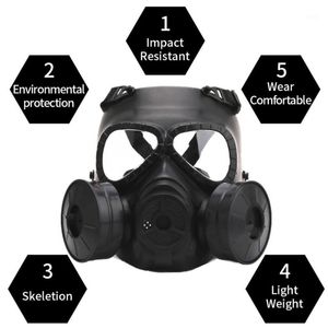 Taktische Haube 2021 Stil Gas Maske Atmen Kreative Bühne Leistung Prop Für CS Feld Ausrüstung Cosplay Schutz Halloween Evil1