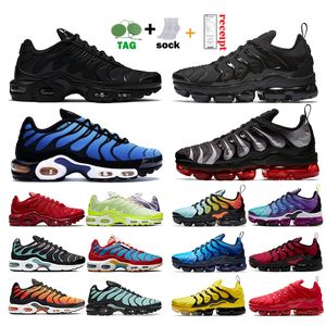 Max Plus Tn Ultra Running shoes For Man women Triple Black White Pink Rise University Blue Neon Green Hyper Pastel blue Oreo mens trainers Sports Sneakers 36-46