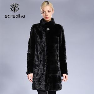 Mink Coats Women Natural Fur Coats Real Mink Fur Coat Kvinnlig äkta päls Jackor Långt damer Vinterkläder Oversize 7XL 6XL 5XL 211124