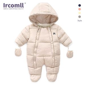 Ircomll Neonato Ragazzo Ragazza Inverno Pagliaccetti Bambino Infantile Manica lunga Tuta in cotone Costume per bambini Strisciare Abbigliamento per bambini Costo 210309