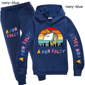 A for Adley Cobra Kai Movie Inspired Funny Spring and Autumn Hooded sweatshirt 2021 New Boys and Girls Tops H1023