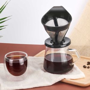 Cestini per filtri per caffè riutilizzabili riutilizzabili contagocce stile tazza strumento per birra fatto a mano creatore di tè 210607