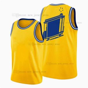 Stampato Personalizzato Design fai-da-te Maglie da basket Personalizzazione Uniformi della squadra Stampa Lettere personalizzate Nome e numero Uomo Donna Bambini Gioventù Golden State001