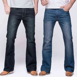 GRG MENS JEANS TRADITION BOOT TRADITION COUPE DE JEU DE JEAN JEANS CLASSIC STRETT Denim Denim Flare Deep Blue Jeans Mode Stretch Pants H1214