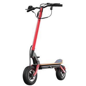 Único / Dual Motor Drive 10 Polegada Pedal de Madeira Adulto Cidade Scooter Elétrico Suporte Frente e Traseira Disco Duplo Freios Estilo Simples Unisex