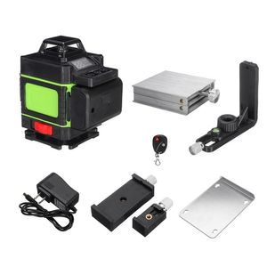 Freeshipping 16 Linhas Laser Nível 4D Auto-Nivelamento 360 Horizontal e Vertical Cruz Super Poderoso Laser Laser Laser Line Ferramentas de Medição