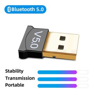 Adattatori Bluetooth USB BT 5.0 Adattatore per computer wireless USB Ricevitore audio Trasmettitore Dongle Auricolare per laptop BLE Mini Sender Car