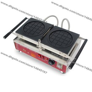 1-Dilim Cihaz Kullanımı Yapışmaz Dönüştürülebilir 110 V 220 V Elektrikli Çörek Waffle Baker Maker Makinesi Demir