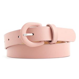 Belts Female Cowgirl Western For Women 2021 Women's Wide Black Brown White Pink Wild Trouser Belt High Quality