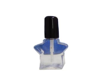 2021 Empty Plastic Nail Polish Bottle with Brush Five Star Shape DIY Eyelash Cream Blush Container