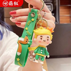 Creative Cartoon Character Keychain Pendant Cute Epoxy Accessories Vehicle-Use Key Chain Circle Little Prince Doll Wholesale G1019