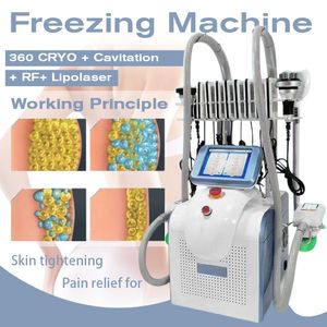 2022 Cryolipólise Cryo Double Chin Tratamento de queixo gordura de congelamento Máquina de emagrecimento Lipo Laser Ultrassom Cavitação Cryolipolisis