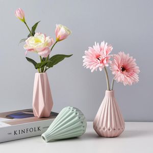 Fleurs décoratives Couronnes Simulation Bouquet Artificial Faux Plante Fleur Silk Fleur Mobilier Mobilier pour salon Maison Indoor Petite