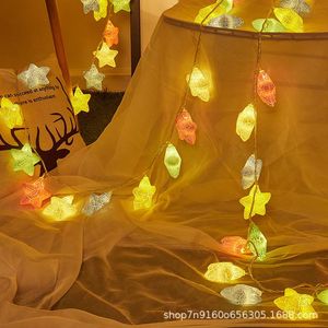 Wholesale small light tent for sale - Group buy Strings Led Net Red Star Small Color Light Flash String Bedroom Children Tent Room Dormitory Hanging Decoration Battery Lamp