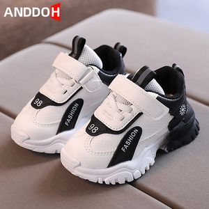 Boyutu 21-30 Çocuk Sönümleme Rahat Sneakers Erkek Aşınmaya Dayanıklı Sneakers Kızlar Hafif Ayakkabı Bebek Patiği ile Nefes 210312