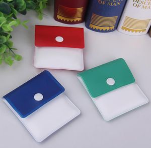 Wholesale Pocket Ashtray Bag EVA/PVC Cigarette Ash Bags Case Mini Square Smokless Multicolor Portable Eco-friendly Fastener SN3019