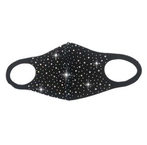 2022 Flash Diamond Rhinestone Mask Fashionista Nightclub Party One Piece Diamond Masks