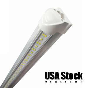 T8 V Şekilli LED Tek Fikstüre Entegre 4ft Tüpler Işık Coparebon Workbench Garaj Ahır AC 110-277 V 25PSC USALIGHT