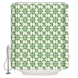 Shower Curtains Clover Plants Bathroom Curtain Sets Bath Childrens El