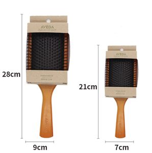 Dropshipping Eine Top-Qualität AVEDA Paddle Brush Brosse Club Massage Haarbürste Kamm Verhindern Sie Trichomadesis Haar SAC Massagegerät