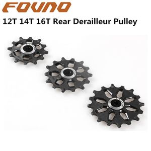 Wholesale teeth pulley for sale - Group buy Bike Derailleurs FOVNO Rear Derailleur Pulley Set Wide And Narrow Tooth Guide Wheel T T T Support Speed For MTB Road