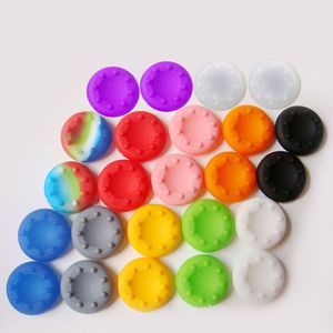 4st tum Stick Grips Caps för Silicone Analog Thumbstick Cover för PS3 PS4 Pro Slim Accessories