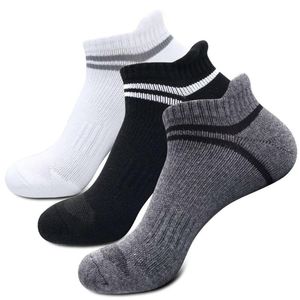 Sports Socks High Quality Men Cotton Breathable Short Black White Gray Color Summer Wear Thin 12 Pairs Eu Size 41-45