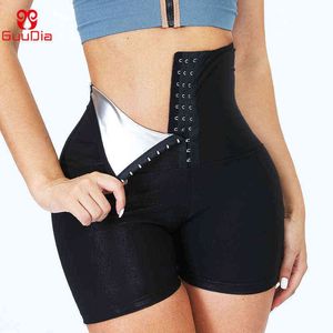 Guudia Waist Trener Ciała Czapki Szorty Thermo Spodnie Utrata Waga Gorset Gym Workołowy Talia Trener Shaper Korpus Modułory 211112