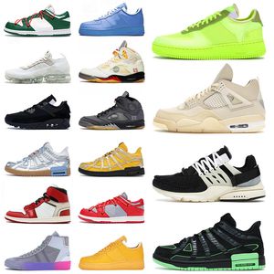 Wholesale shoes in basketball for sale - Group buy Designer One Low Running Shoes Men Women Rubber Off White Mca Volt White Black Basketball Jumpman s Sail s Tn Plus Fly knit Casual Sports Sneakers Trainers