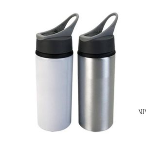 Sublimation Aluminum Blanks Water Bottles Promotional BPA Free Bicycle Sports Drinking Cup With Handle Sipper Suction seaway RRF12740