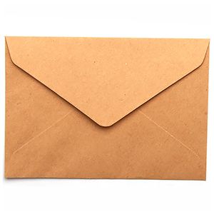 60pcs/lot Kraft Paper White Envelope Black Invitation Card Envelopes of Wedding Baby Shower Graduation Birthday Party