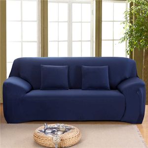 Solid Färg Moderna Elastiska Sofa Skydd För Vardagsrum Spandex Polyester Corner Couch Slipcover Chair Protector 1/2/3/4 Seits 210723