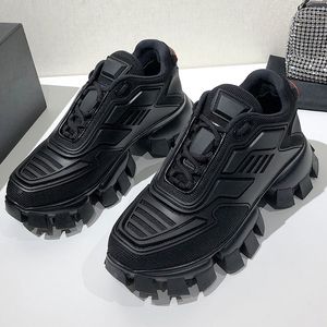 High-quality classic thick-soled couple shoes men and women fashion sneakers robot style non-slip sole size 35-46 top designers