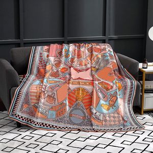 ヨーロッパアメリカンハイエンドブロケードフォックス豪華な毛布ヴィラ高級デザイナーソファー自動車旅行飛行機装飾的な毛布