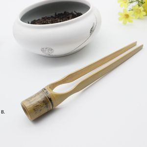 Wysokiej jakości herbata supplier Handmade bambusowe klipy herbaty pincety akcesoria do herbaty około 18-20 cm rRE12169