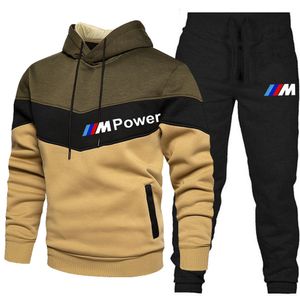 Mode BWM Lyxbil Sportkläder 21Ss Mens Womens Designers TrackSuits Tech Fleece Suits Track Sweat Sväskor Vintercykel Kläder Sweatshirt Sportkläder