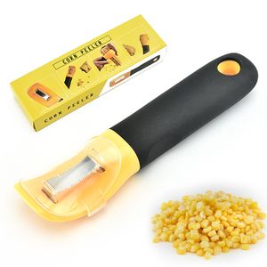 Stainless Steel Corn Stripper Corns Cob Cutter Peeler Vegetable Tool Remover with Comfortable Handle Kitchen Tools